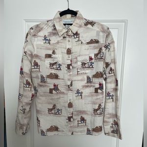 Vintage Wrangler Snap Cowboy Shirt